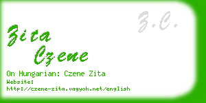zita czene business card